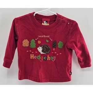 Vintage Kids Sprokets Hedgehog Christmas shirt baby boys size 12‎ months
